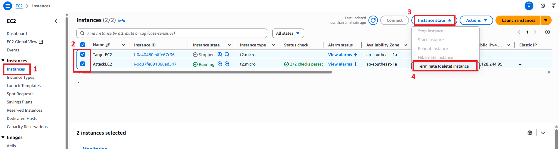Delete EC2 Instance